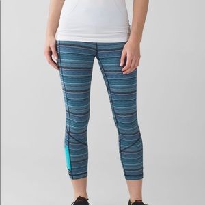 Lululemon Pace Rival Crop leggings. Size 4